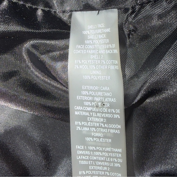 Karl Lagerfeld Paris Tweed Moto Jacket Black White Size M - Picture 6 of 8